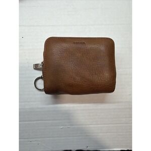 Fossil Women's Brown Leather Wallet/ID/Card /Change Purse/Key Holder/Snap & Zip